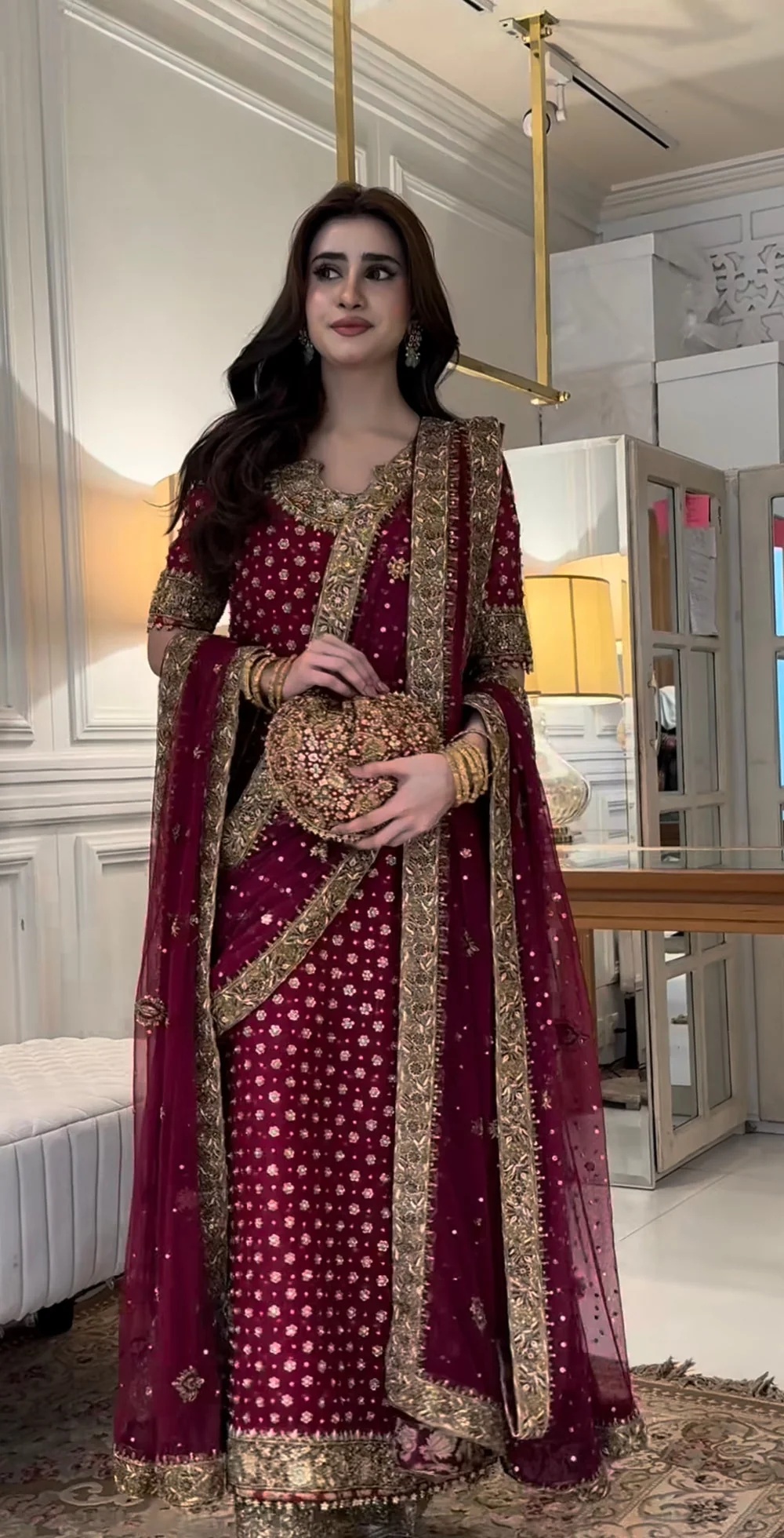 Haris Shakeel - Aisha Afridi pakistani fashion outfit with…